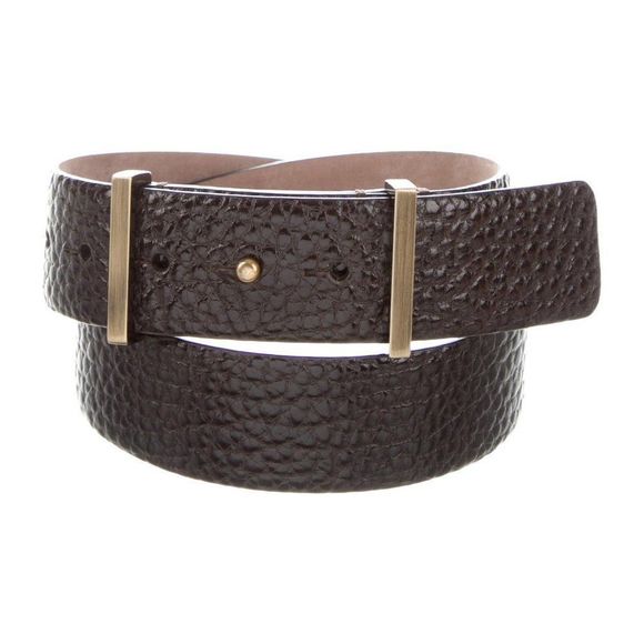 Brunello Cucinelli Accessories - BRUNELLO CUCINELLI Embossed Waist Belt